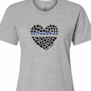 Iowa COPS Heart T Shirts